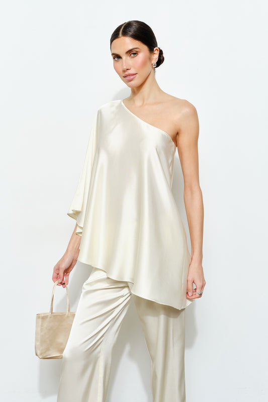 satin poncho