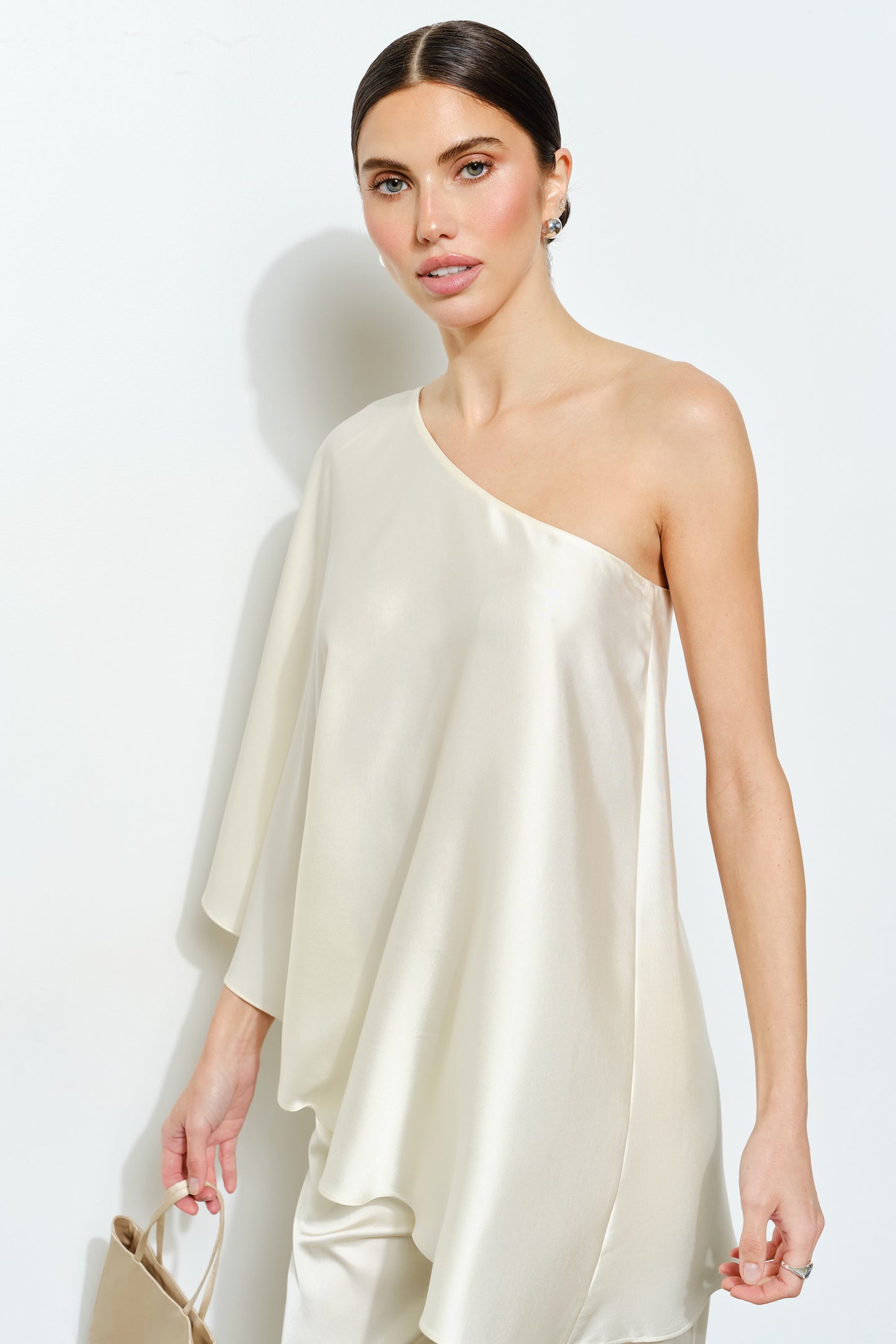 satin poncho