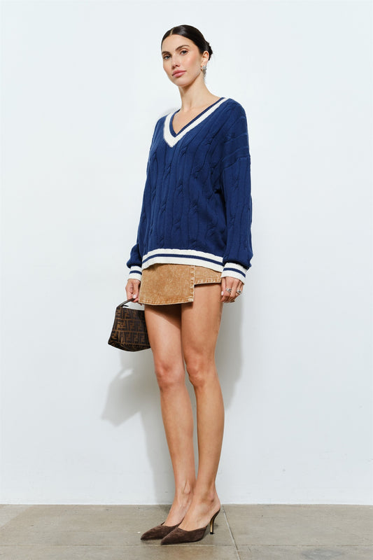 sutton varsity sweater