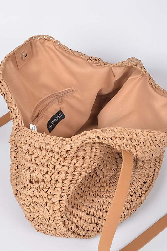 vernazza straw tote