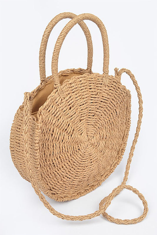 sorrento straw bag