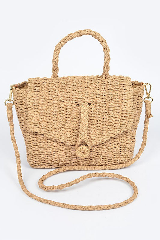 bosa straw handbag