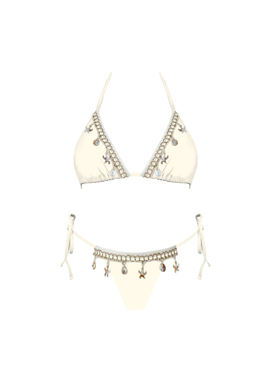 seashell charm bikini