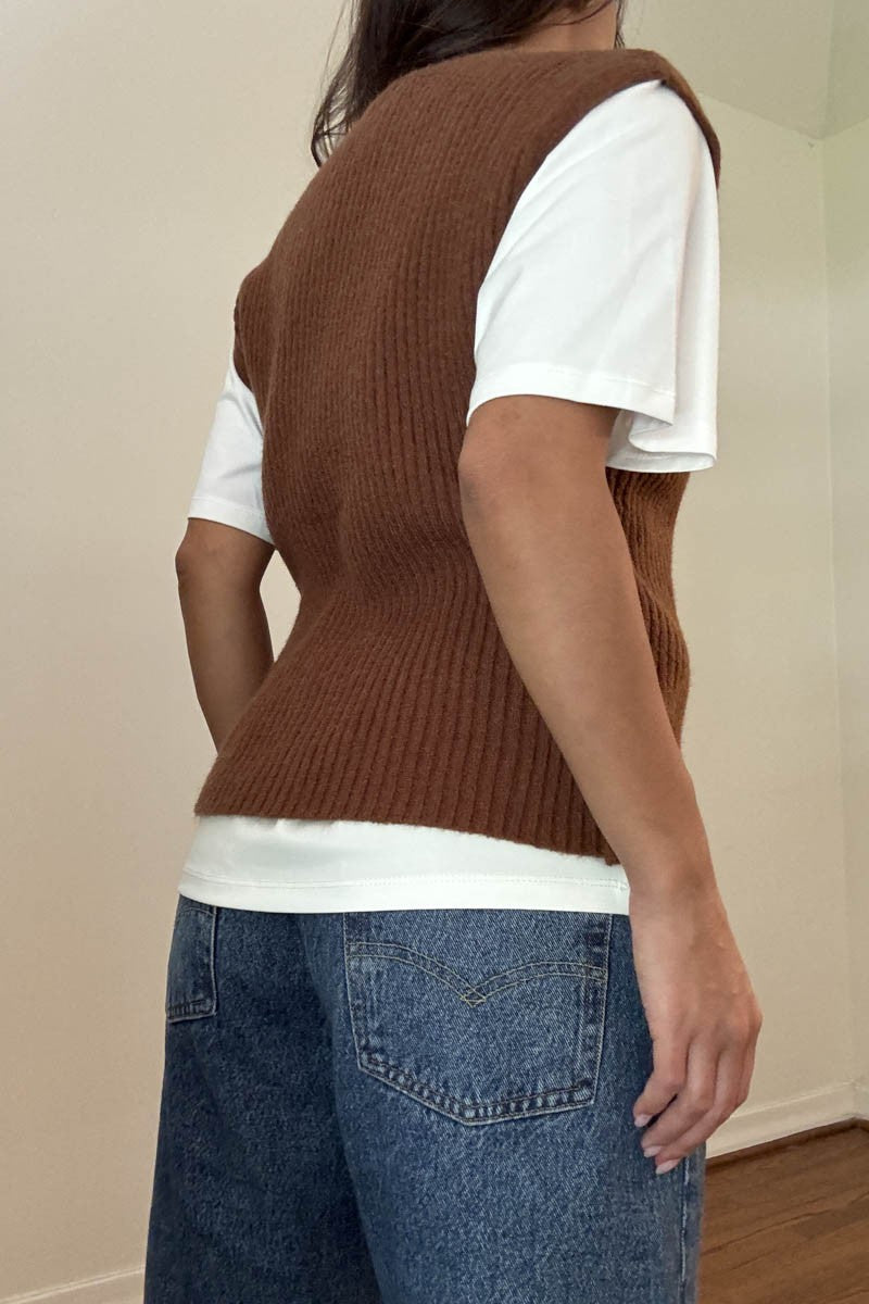 pumpkin picking vest top