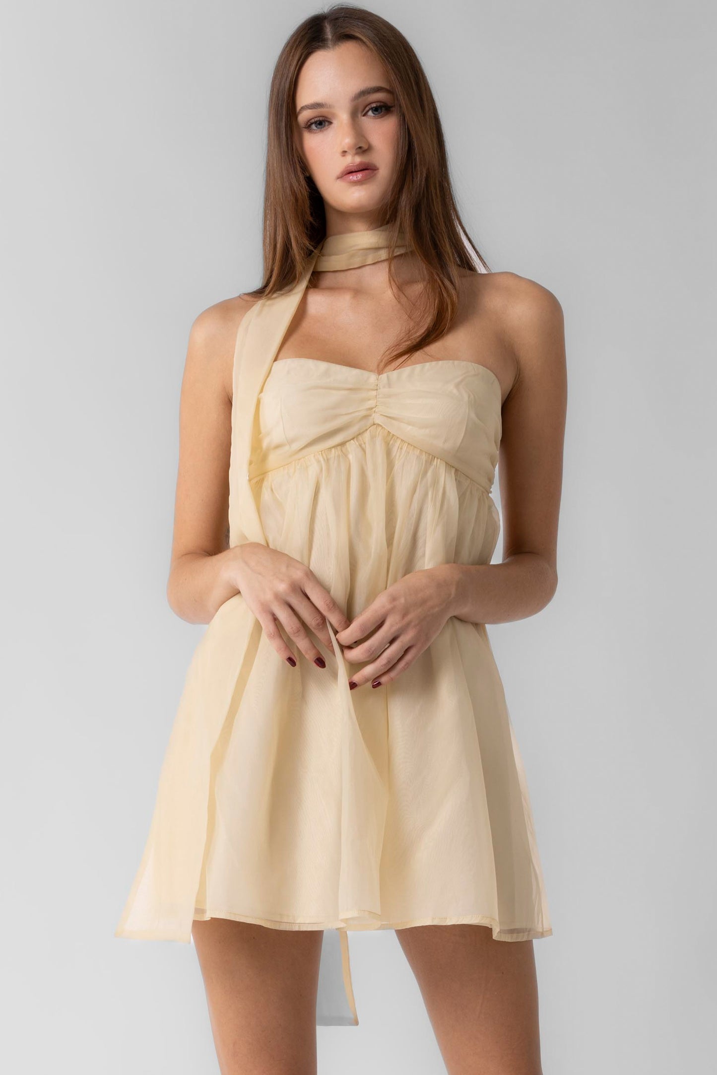 lemon drop mini dress