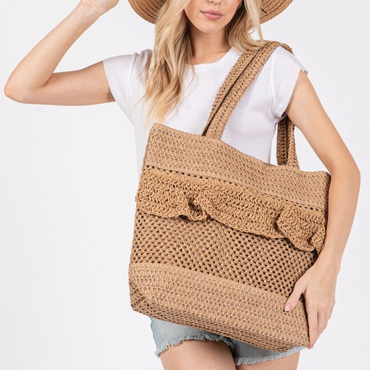 positano straw bag