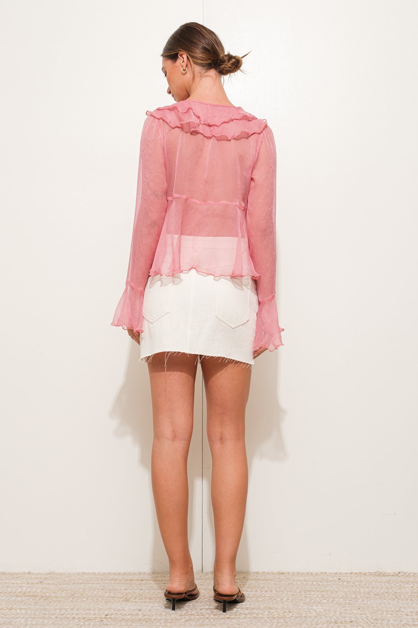 chelly ruffle top
