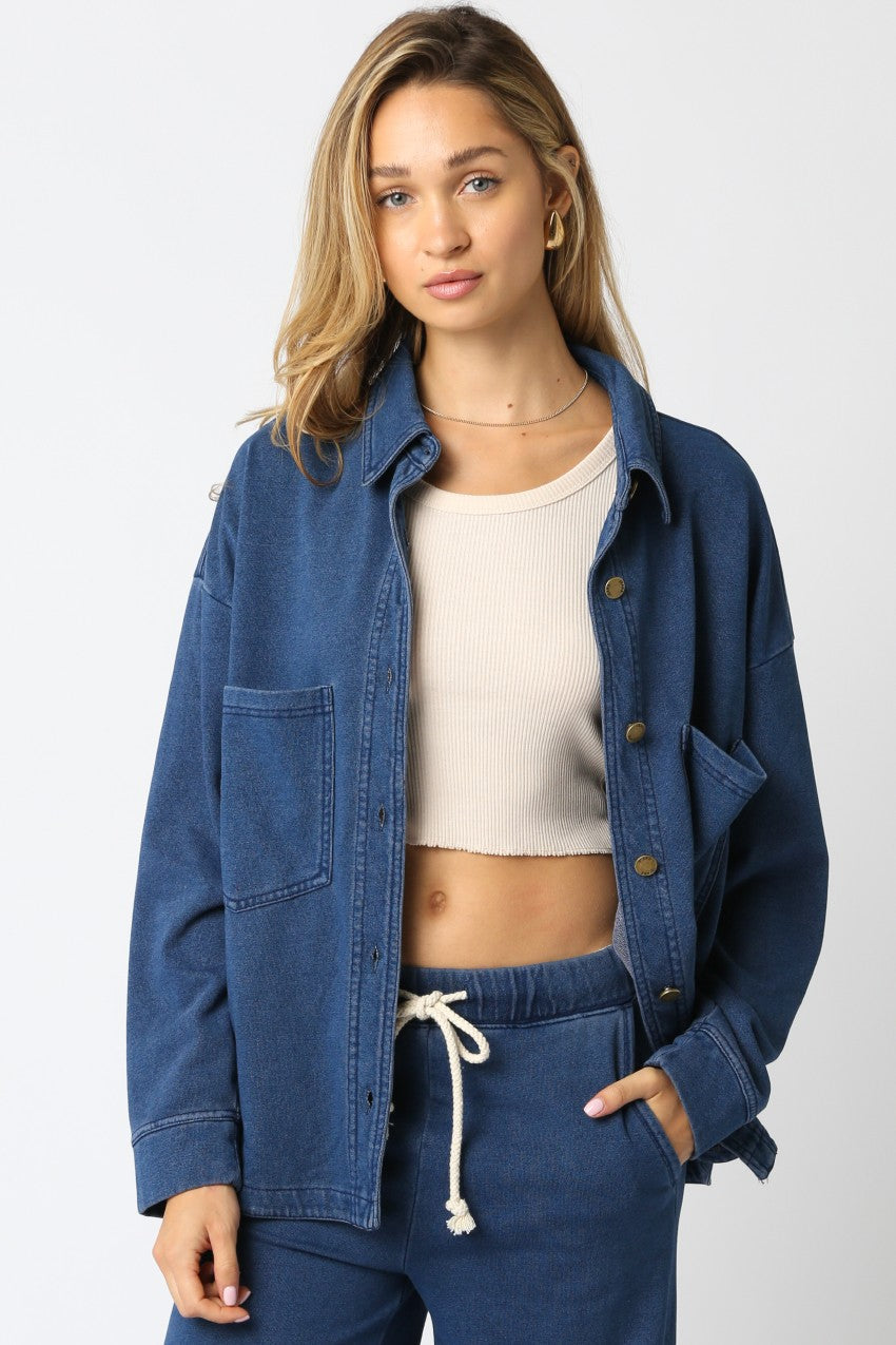 khissy denim sweatpants