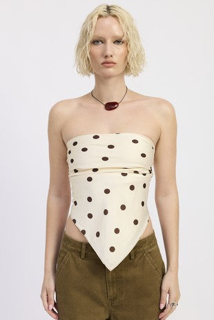 polka dot scarf