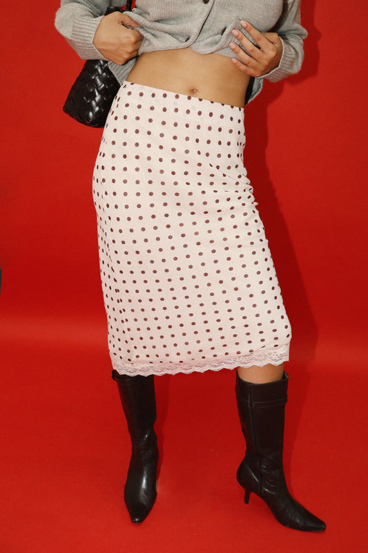 felt cute midi skirt