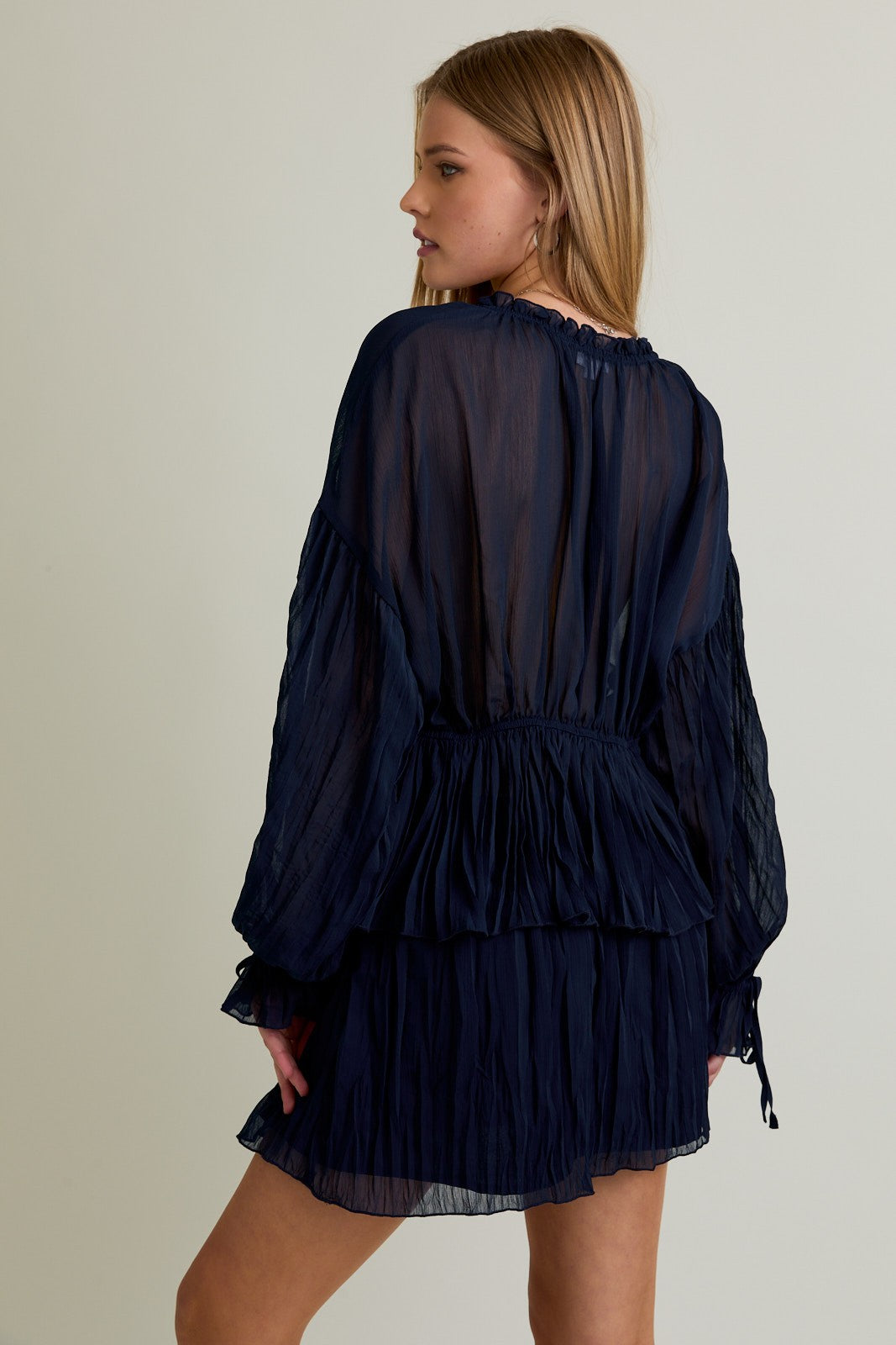 midnight kisses top & skirt set