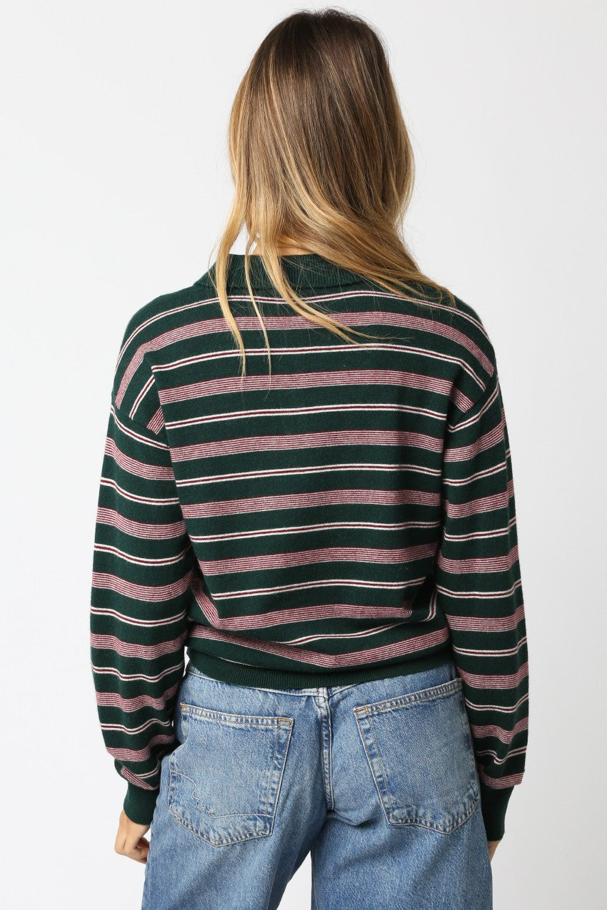 kathy stripe polo