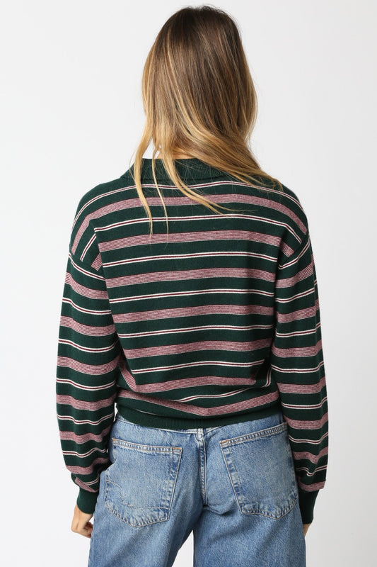kathy stripe polo