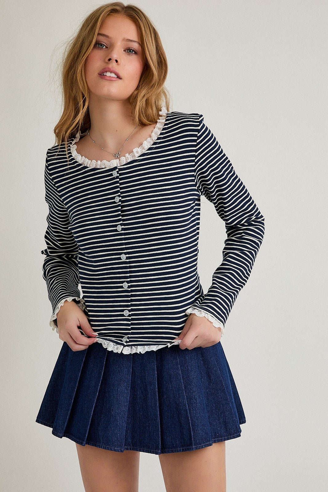 lil darling cardigan top