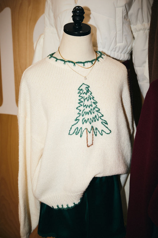 christmas tree sweater