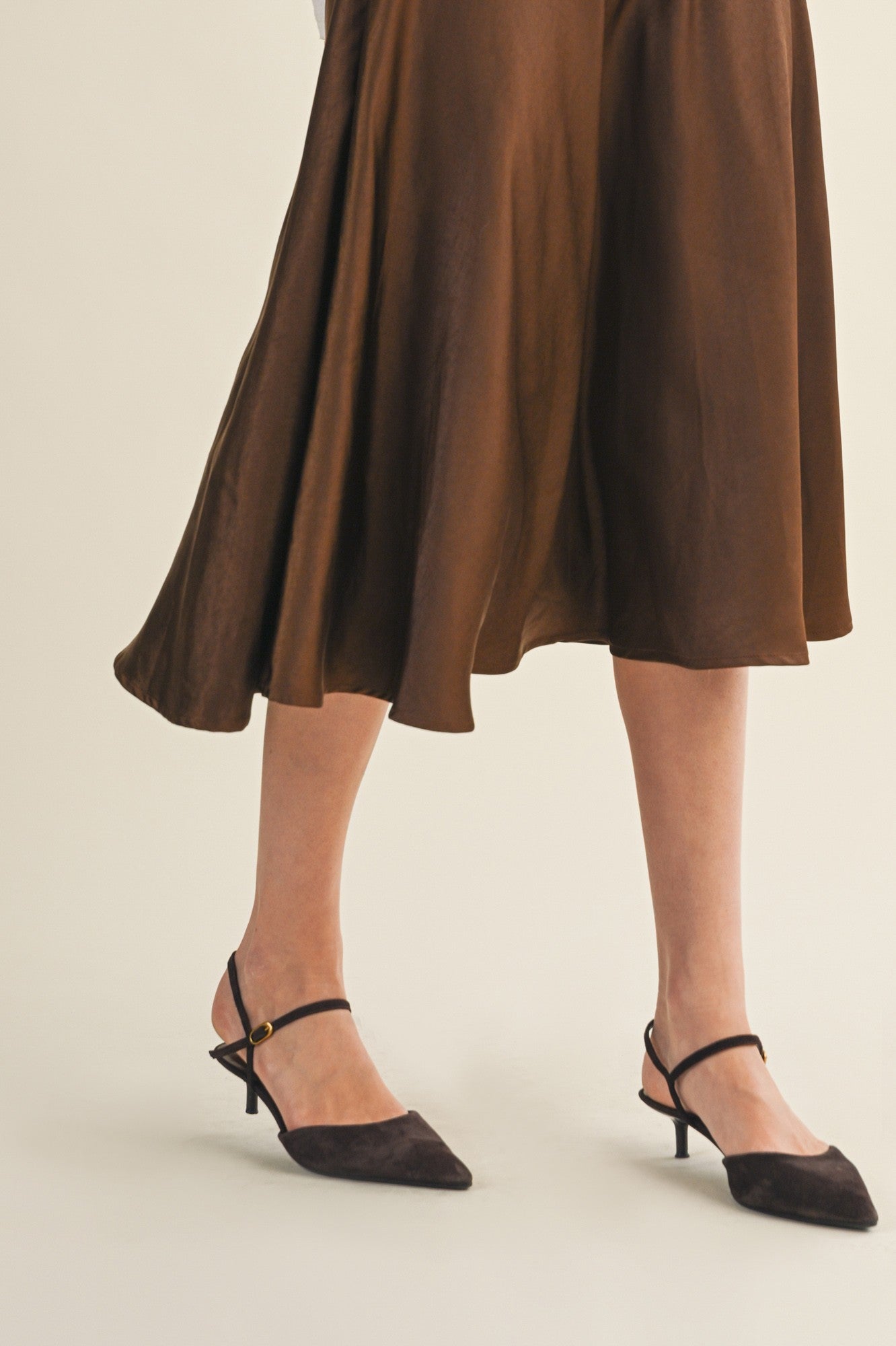 mocha muse midi skirt