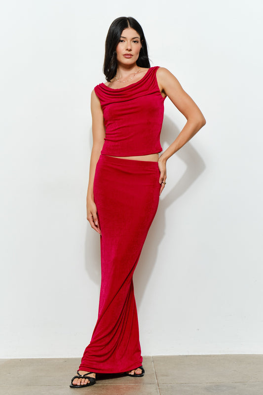 hot toddy maxi skirt