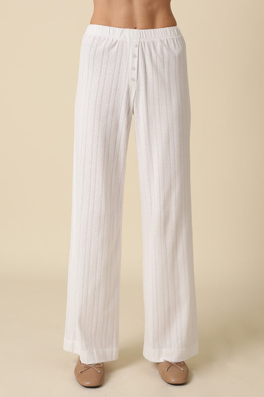 pointelle lounge set