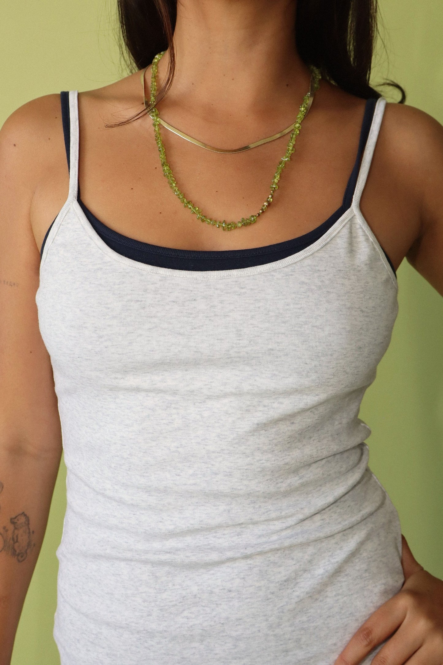 double layer mini dress