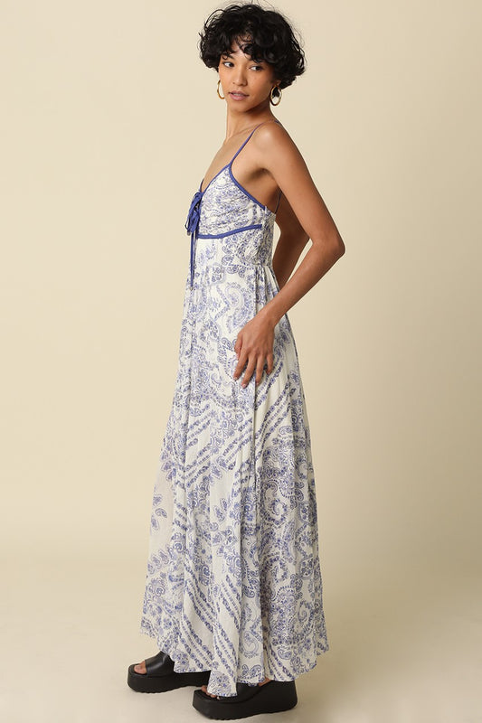 kaia patterned maxi dress
