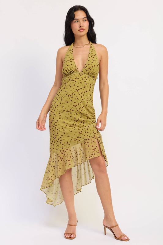 vintage girl midi dress