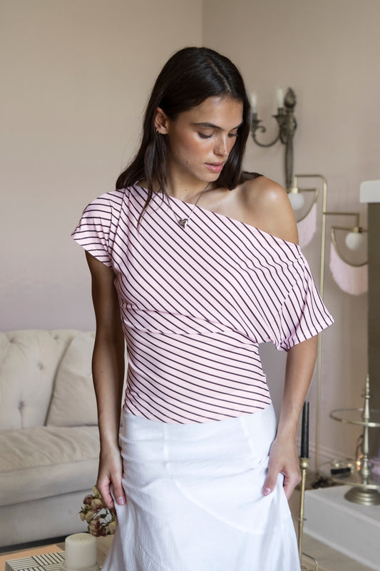 aura stripe top