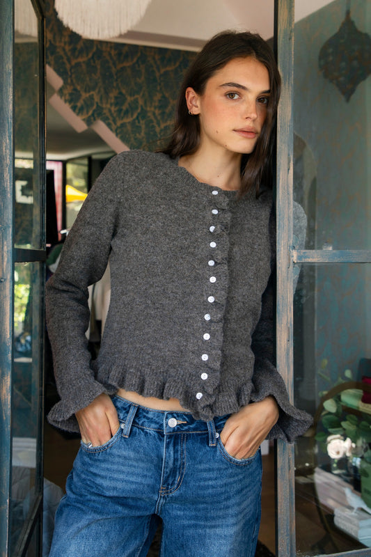 frillia ruffle sweater