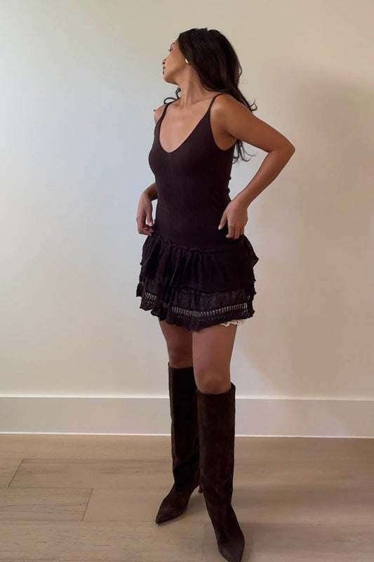 cider spice mini dress