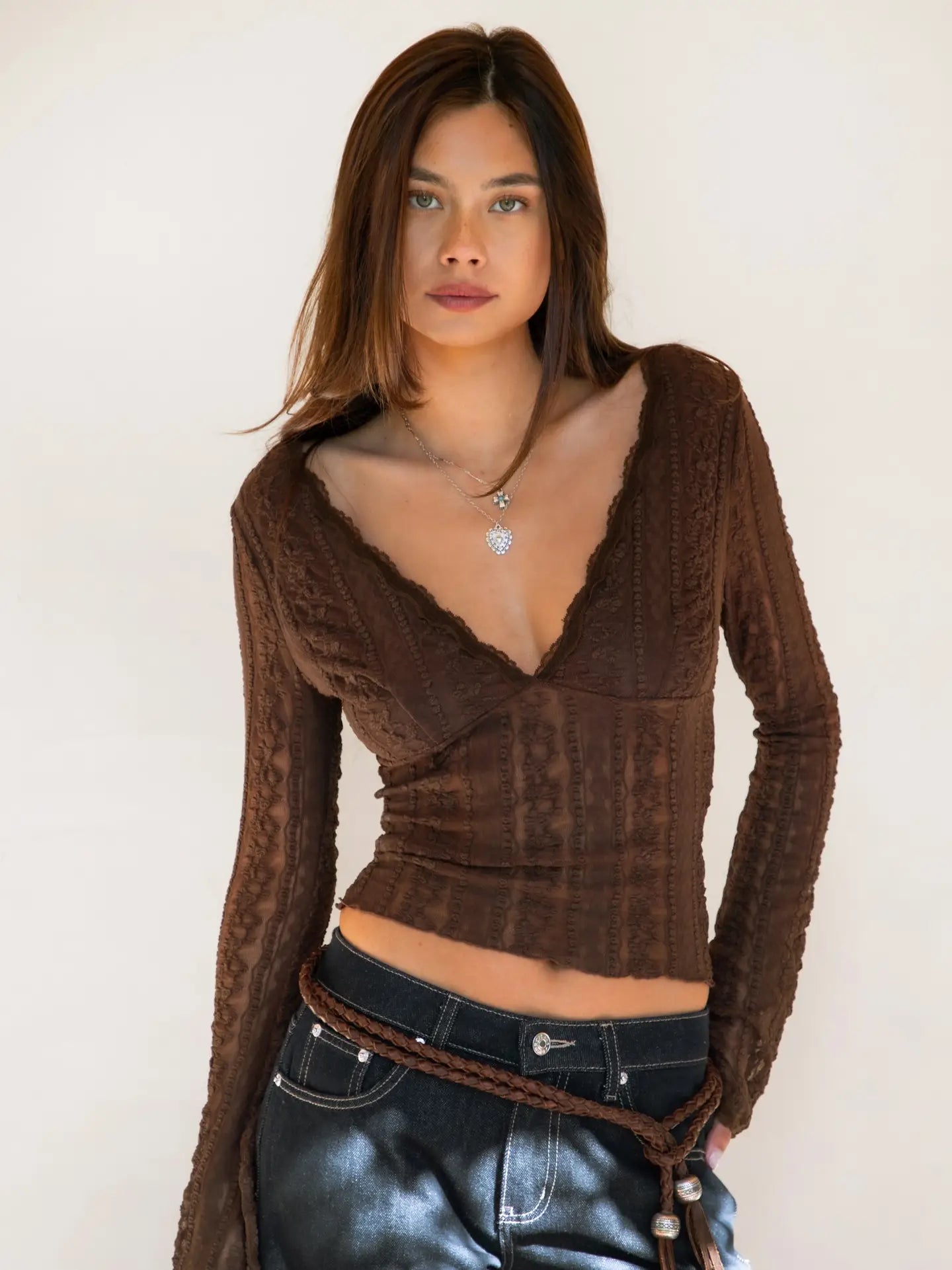 arlette lace top