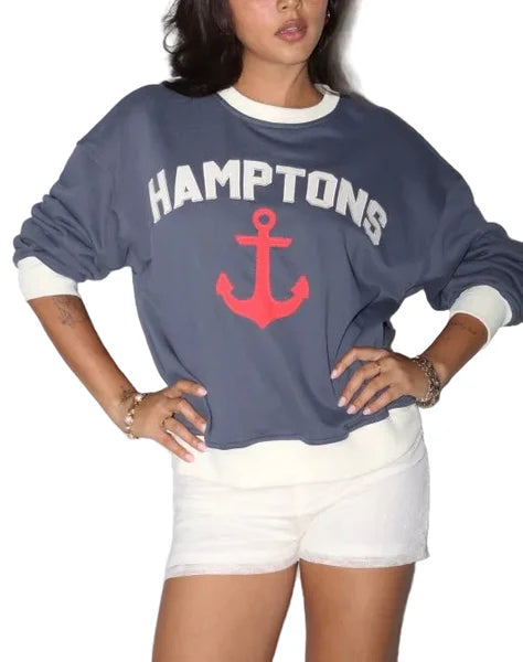 hamptons sweatshirt