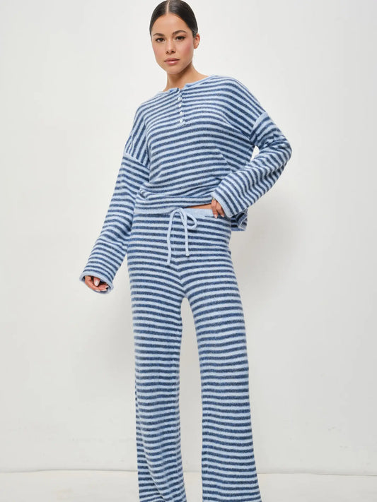 ella stripe knit set