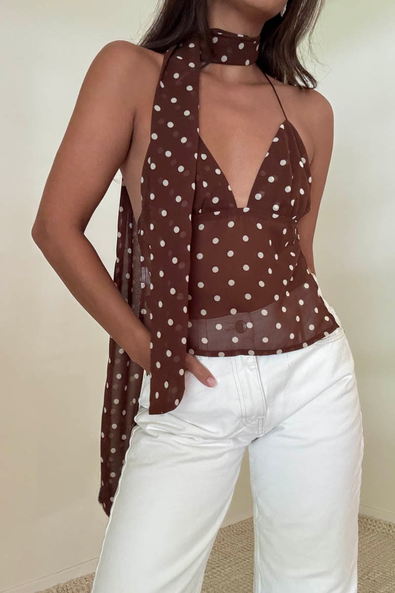 playful dots top