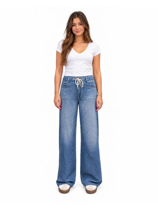 sweatpant jeans w drawstring