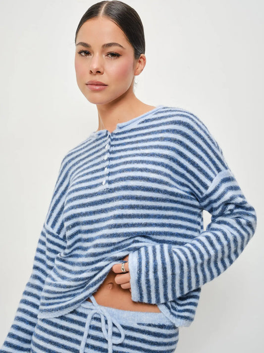 ella stripe knit set
