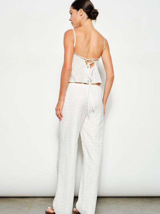 lexi eyelet pant set