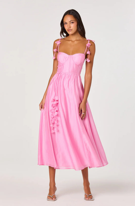 halcyon 3d flower dress