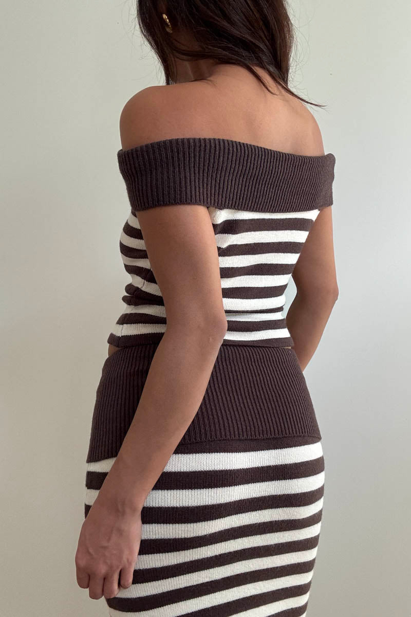 highlands knit skirt set