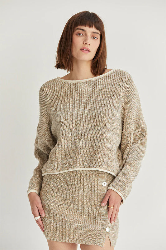 charlie two tone sweater