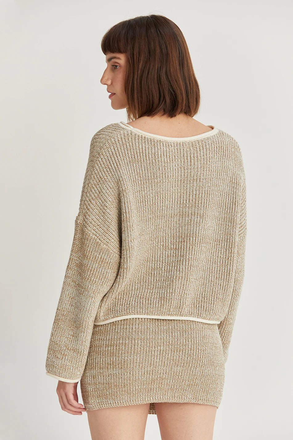 charlie two tone sweater
