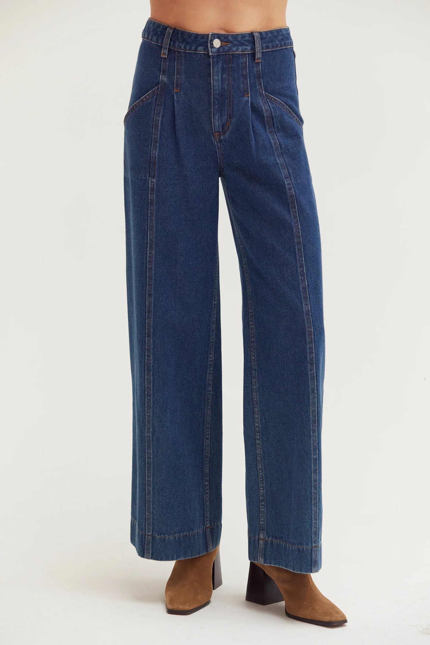 kate flare denim pants