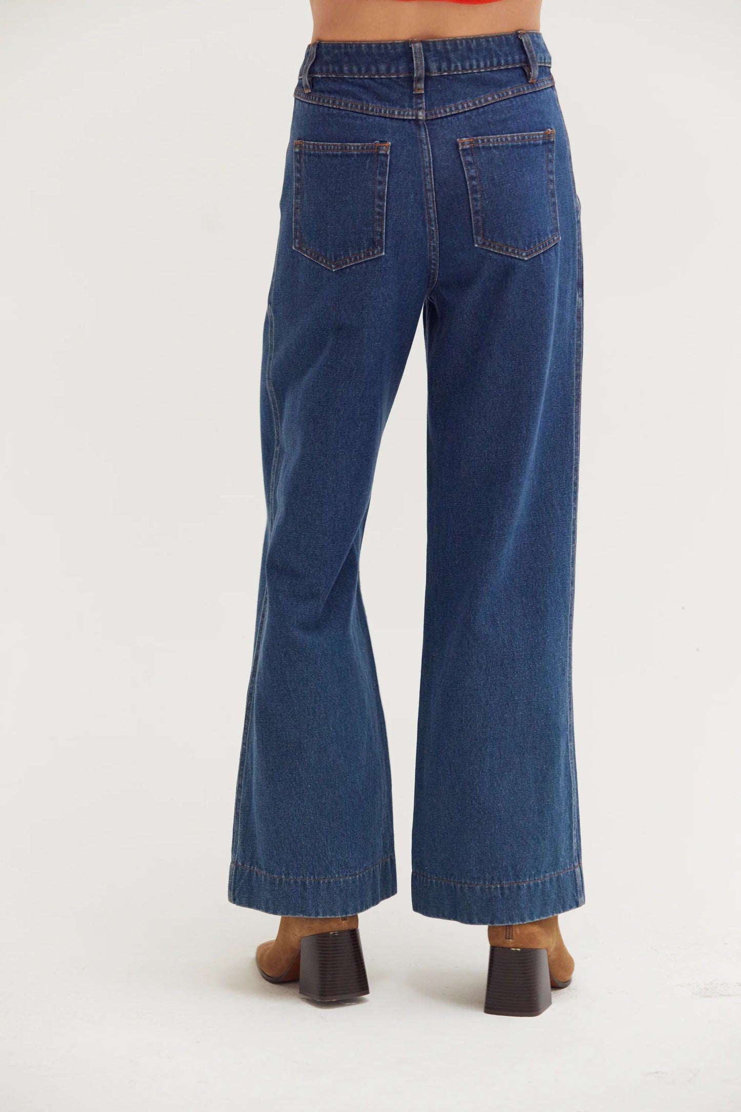 kate flare denim pants