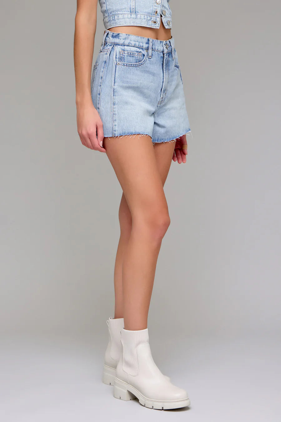 high rise a line shorts