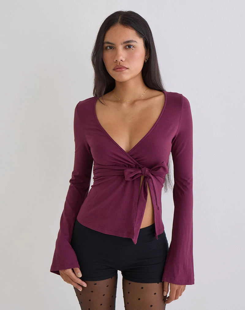 lamae wrap top