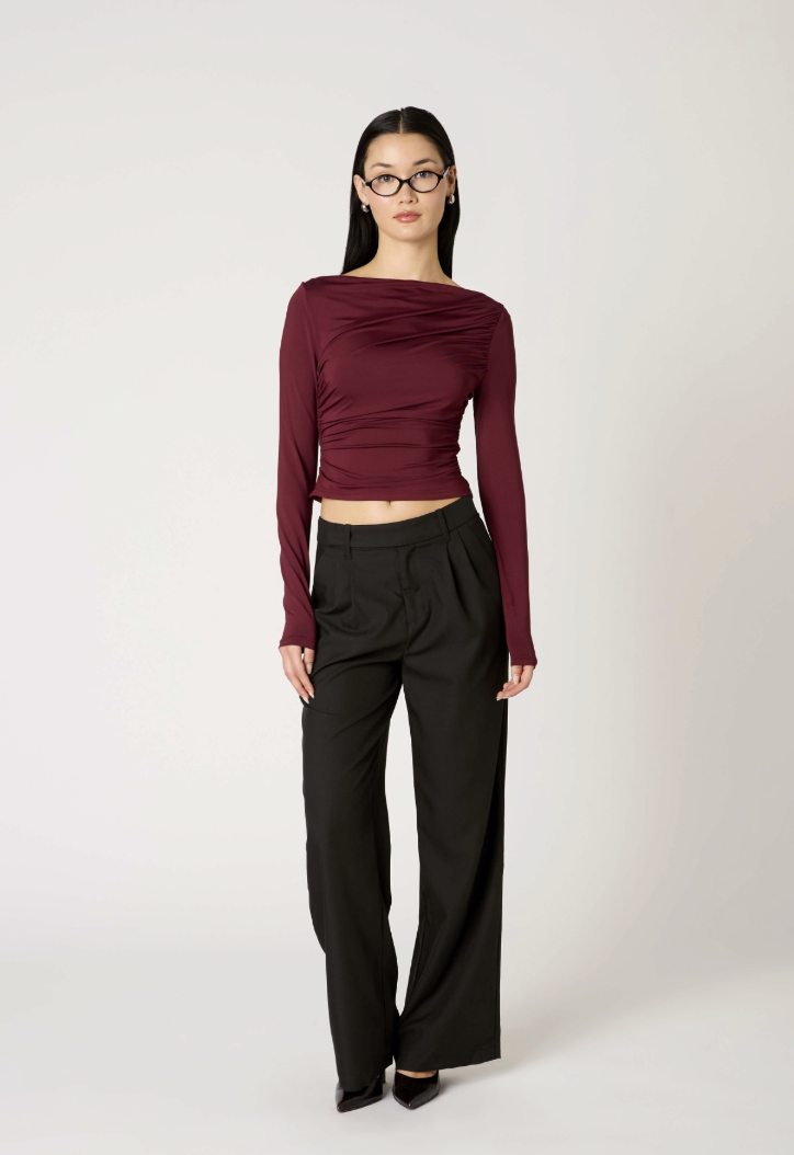 isabeau boatneck top