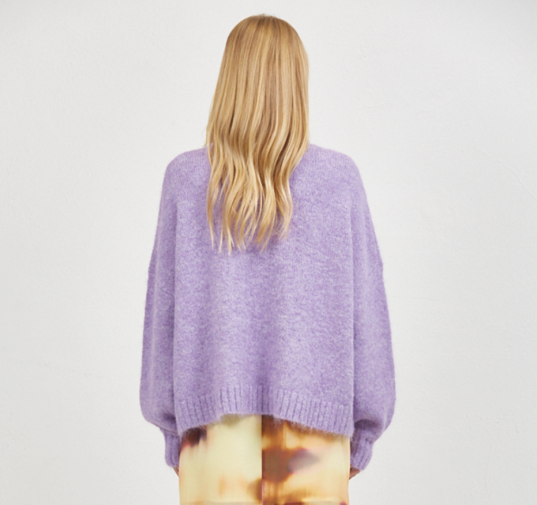 mellie mock neck sweater