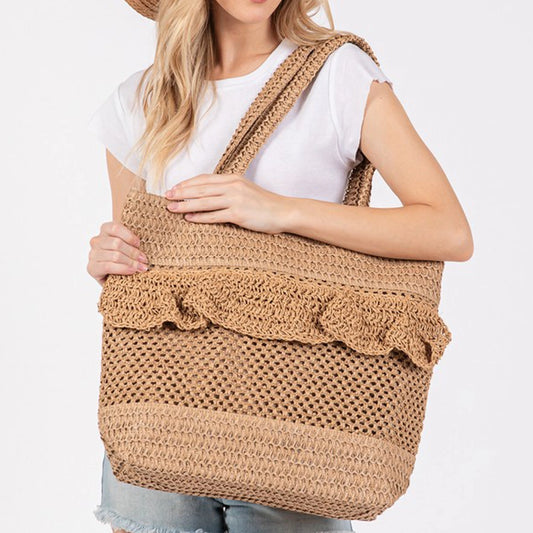 positano straw bag