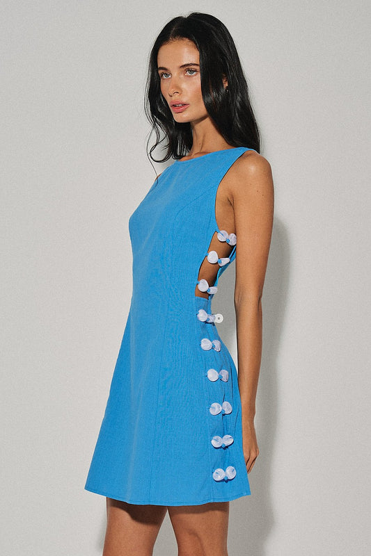 ocean hues mini dress