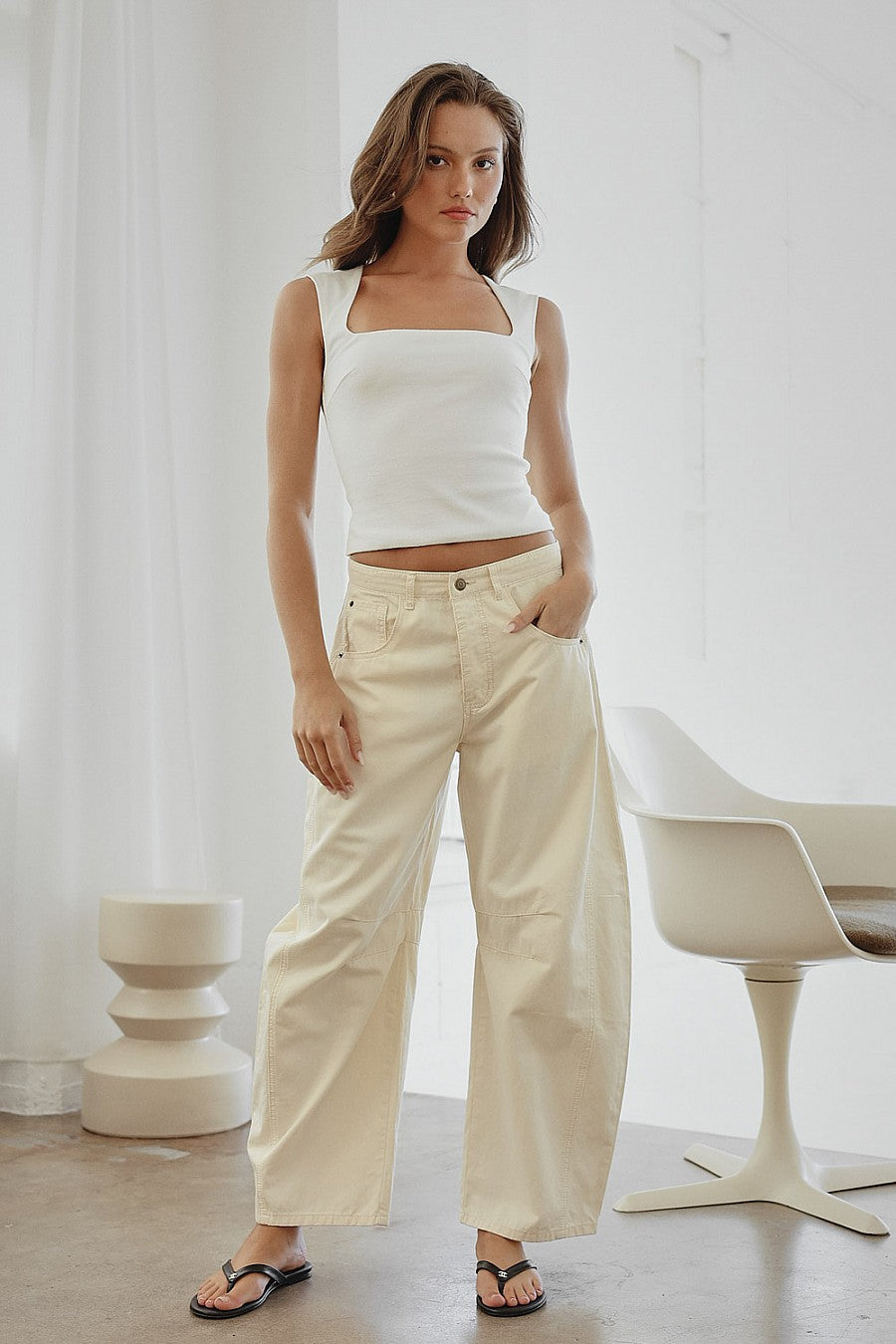 driftwood barrell jeans