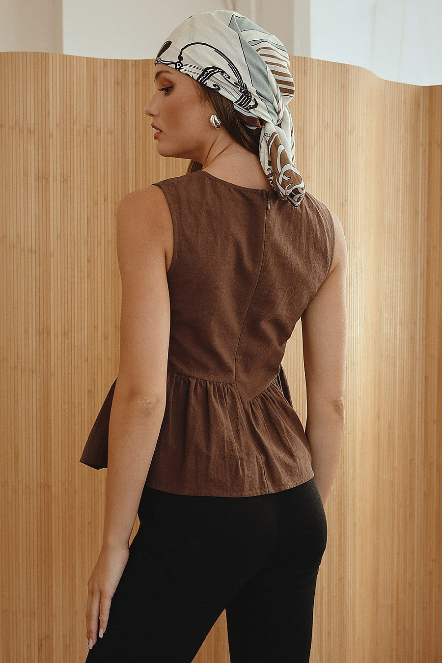 audrey button top