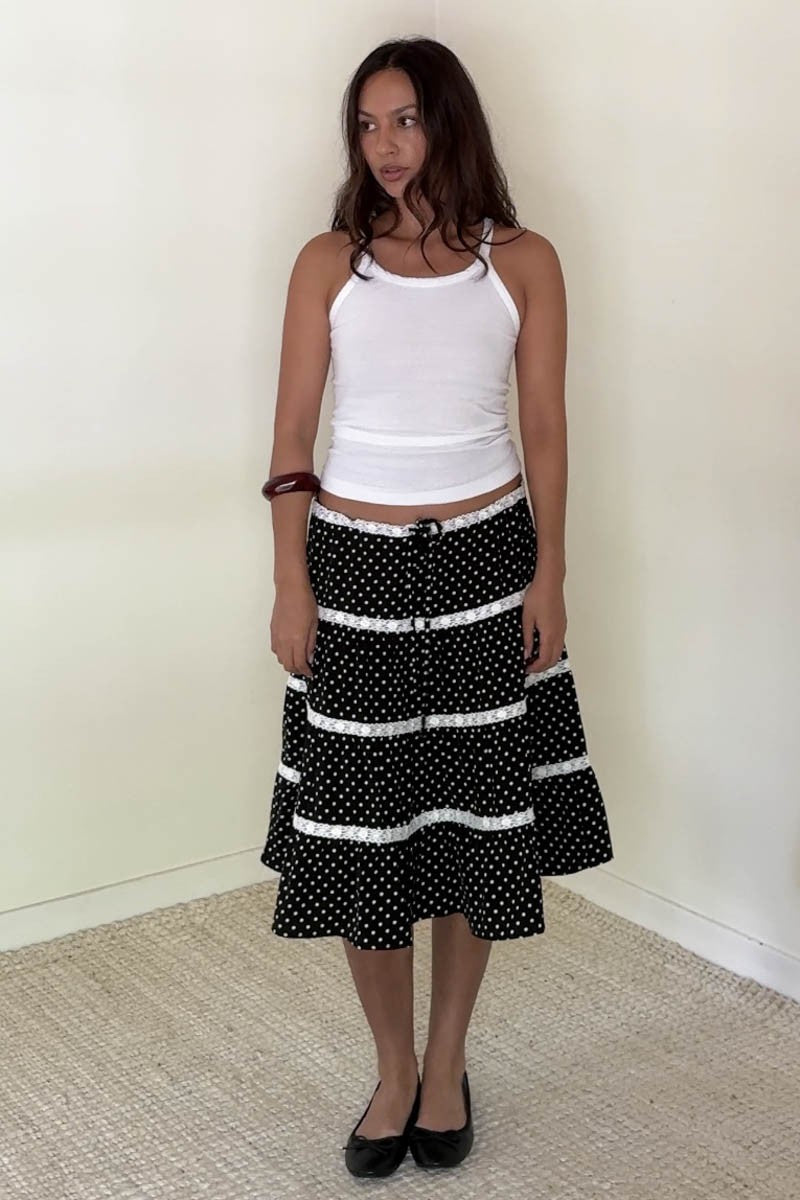 angel baby midi skirt